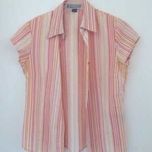 Pink stripped blouse